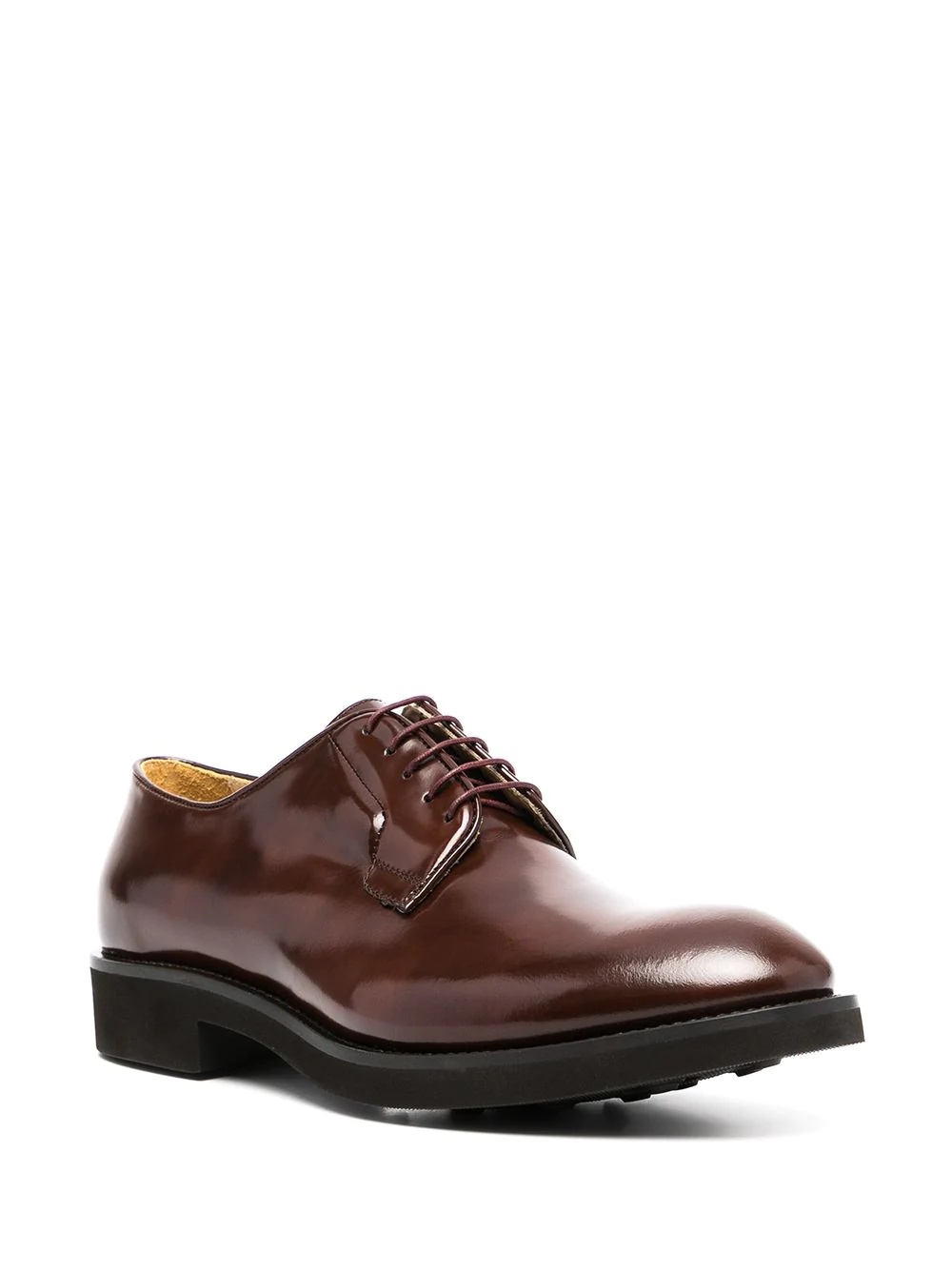 polished-leather derby shoes - 2