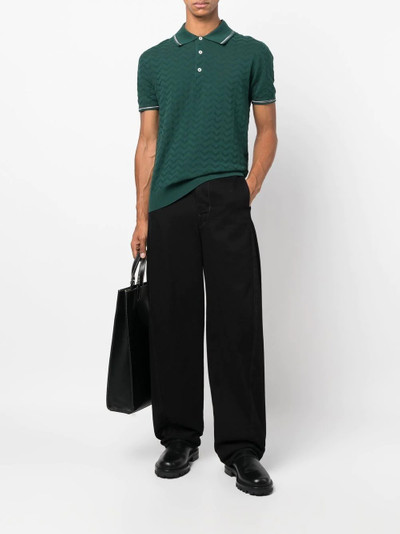 Missoni chevron  polo shirt outlook