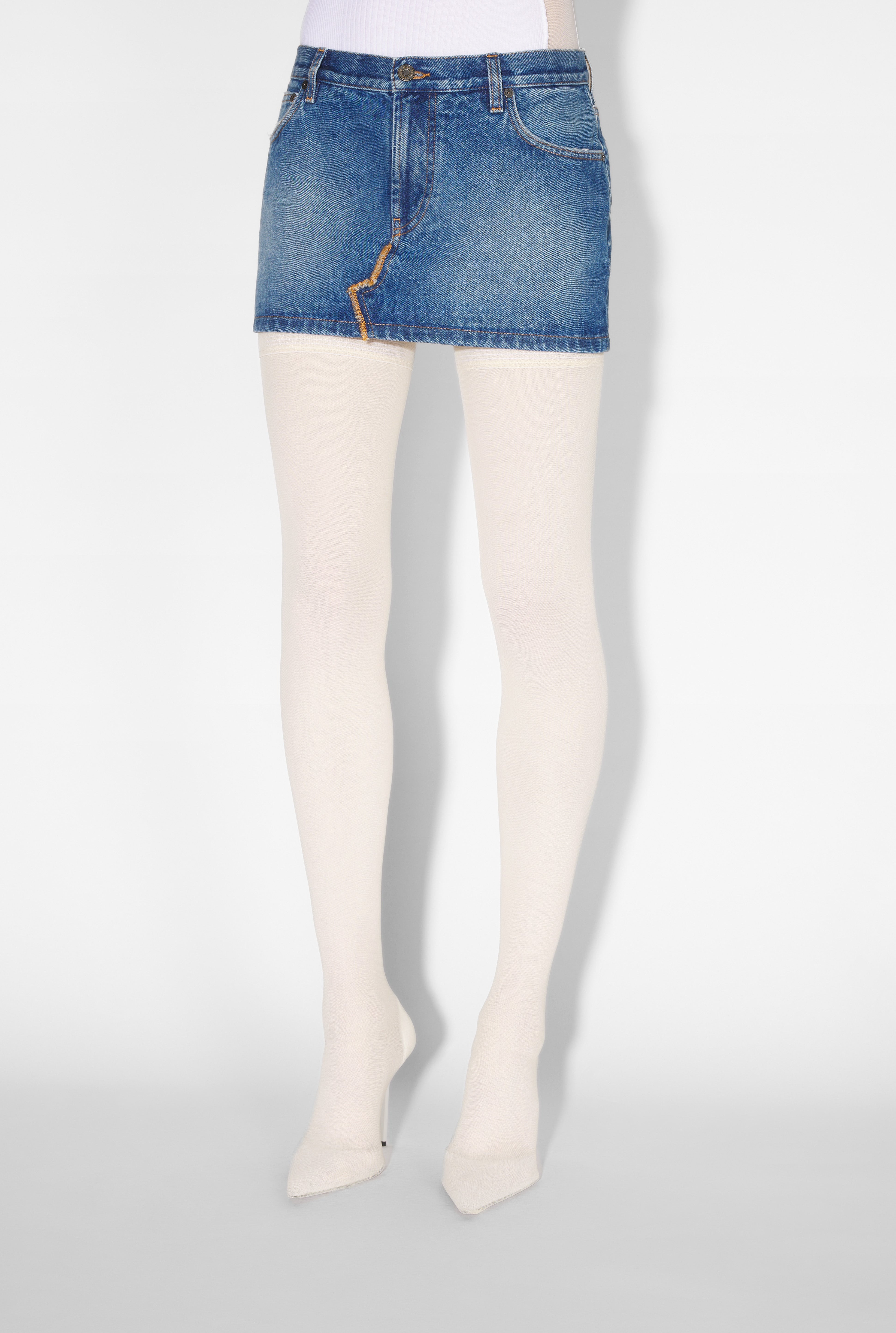 THE DENIM HAUTE JEANERIE SKIRT - 3