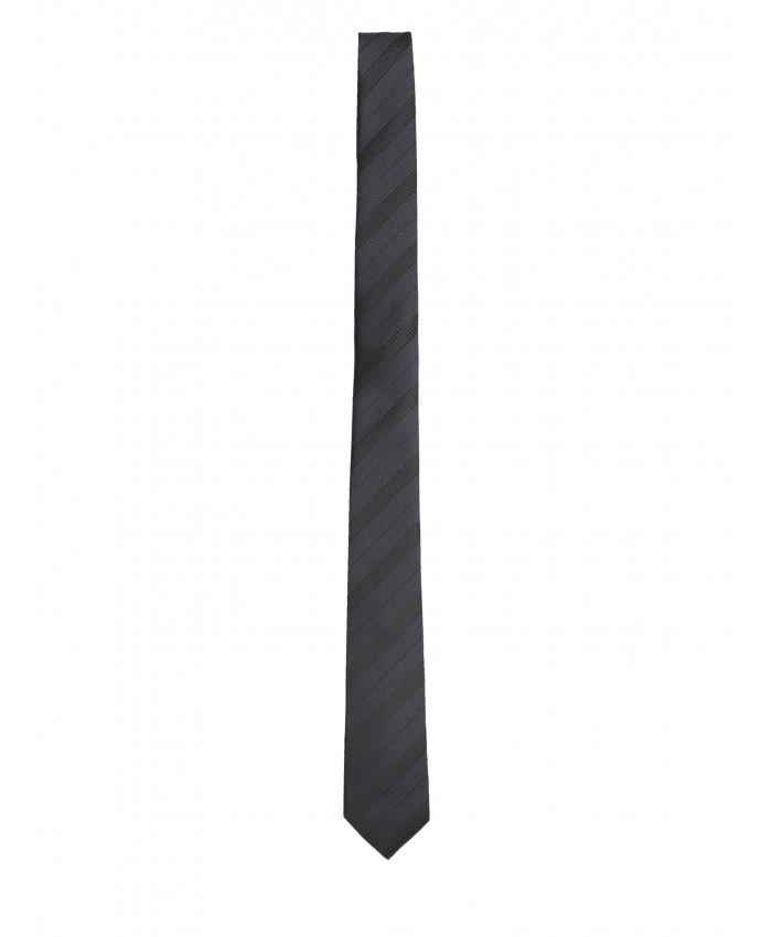 Striped tie in silk - 1