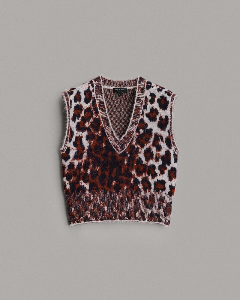 Sarah Wool Leopard Vest
Classic Fit Vest 1