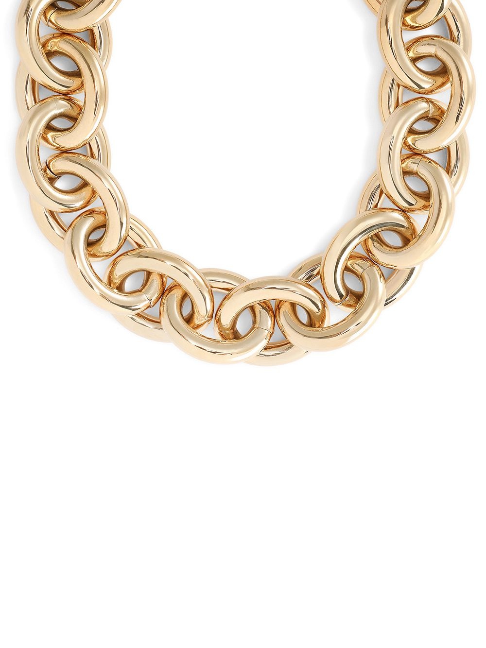 chunky rolo chain necklace - 2