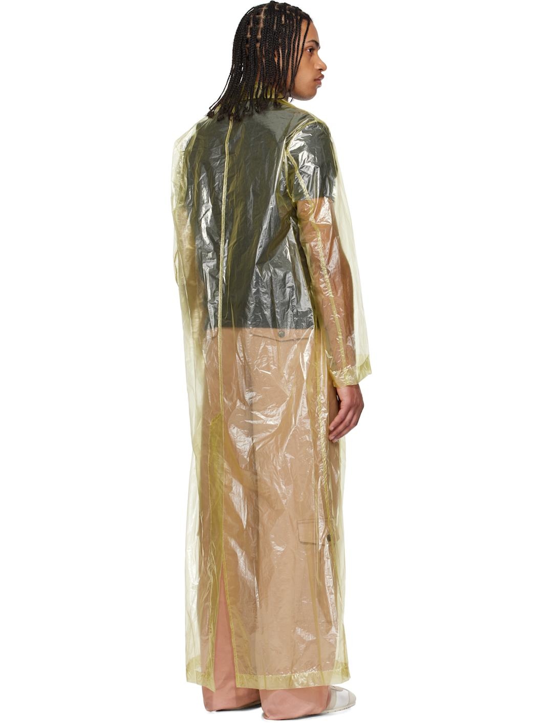 Green Loose Fit Mac Coat - 3