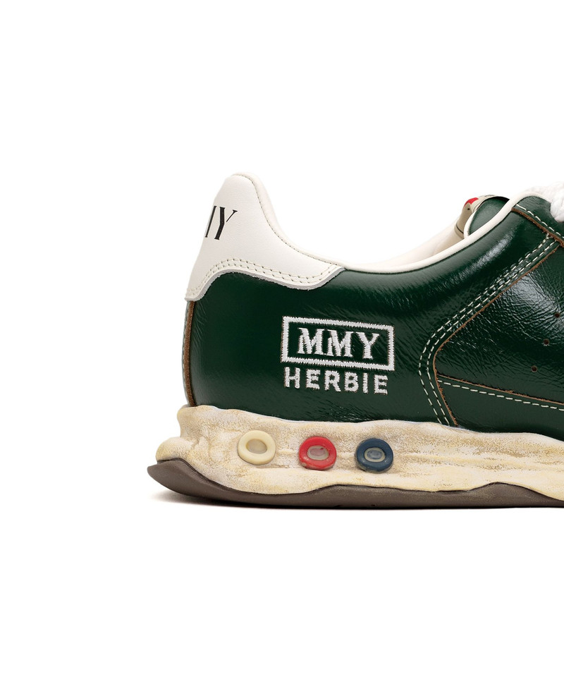 "HERBIE" OG Sole Wrinkled Leather Low-top Sneaker 25