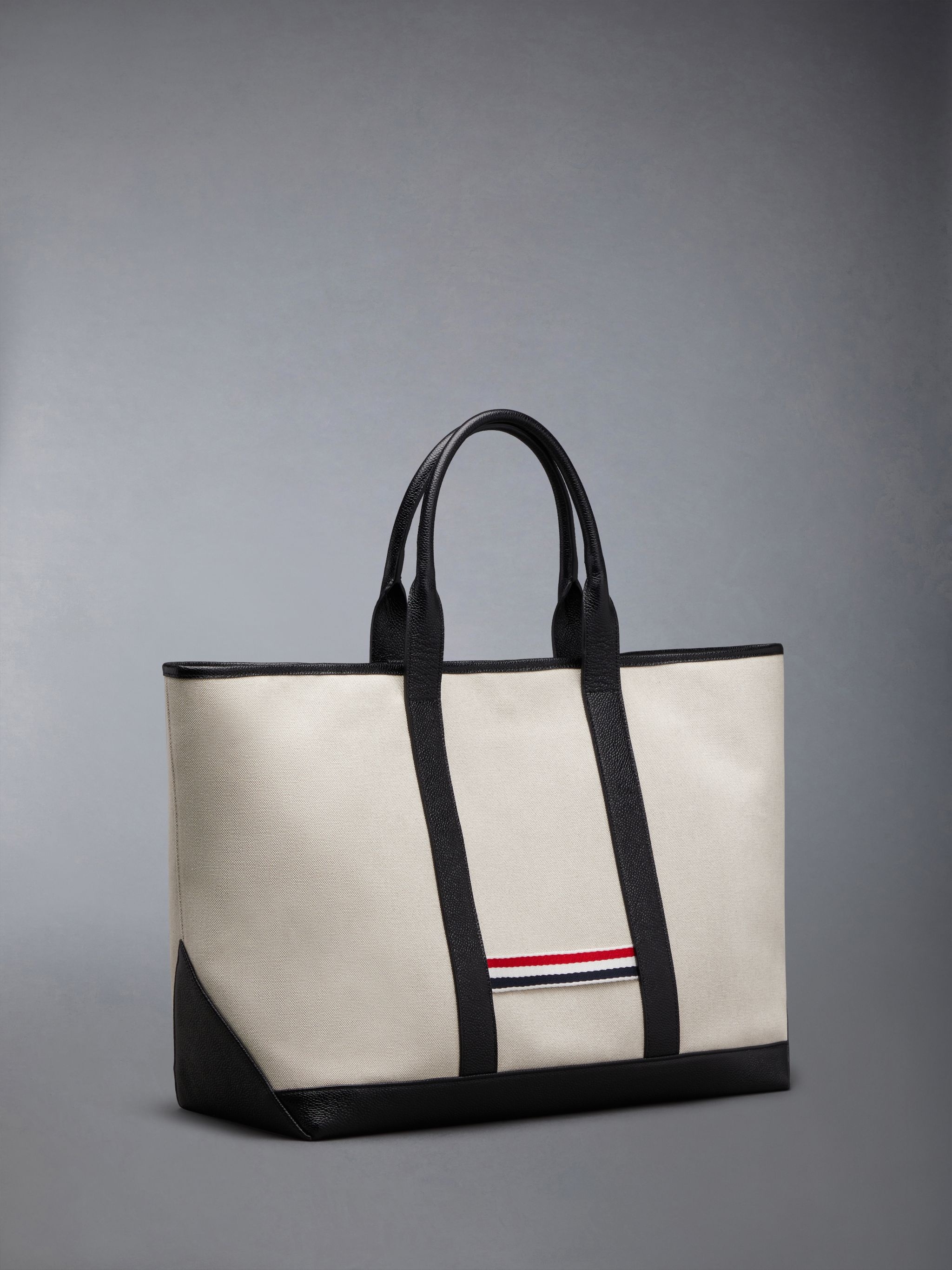 medium RWB-stripe tote bag - 2