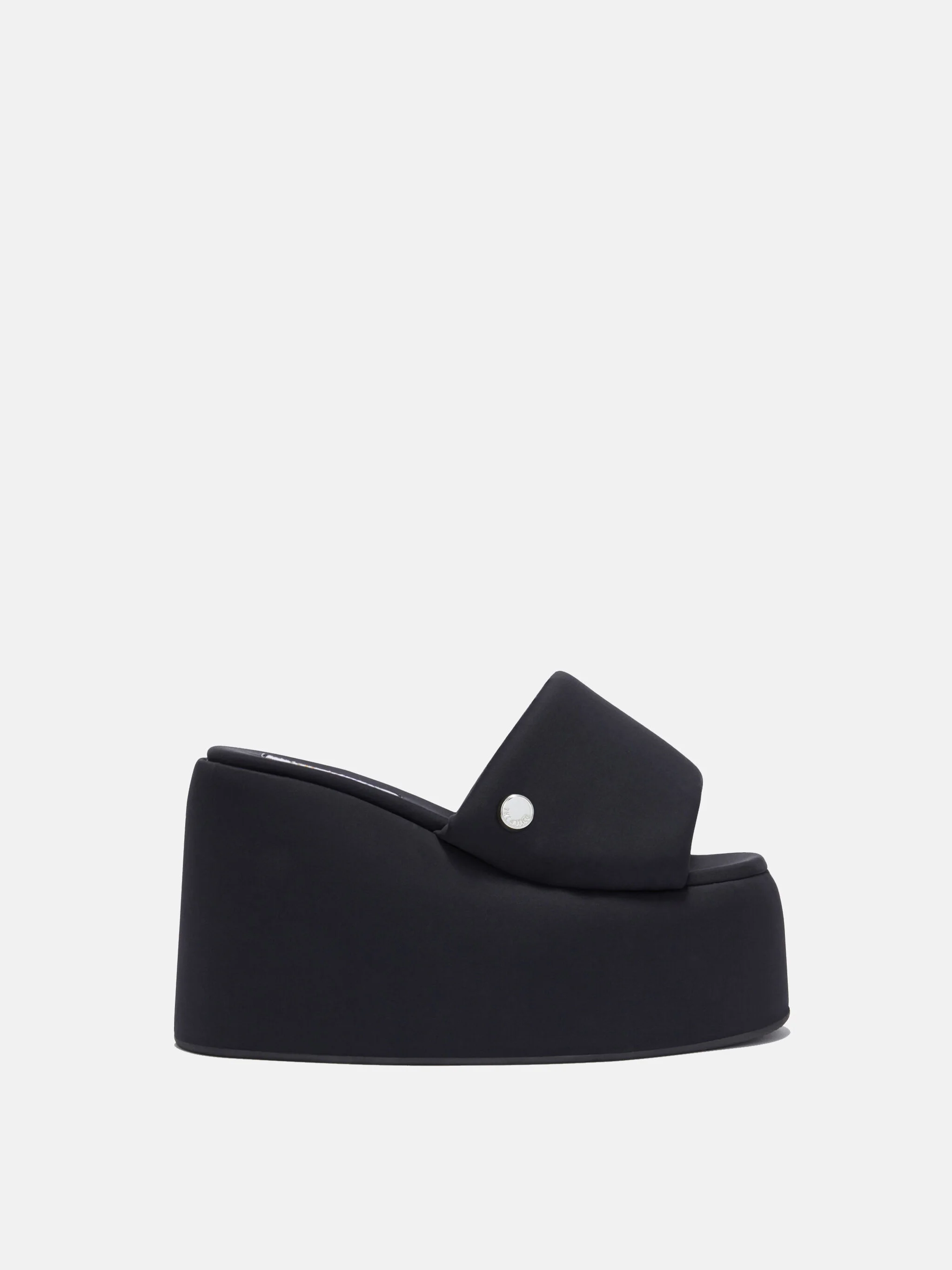 "MOCHI" BLACK FLATFORM - 1