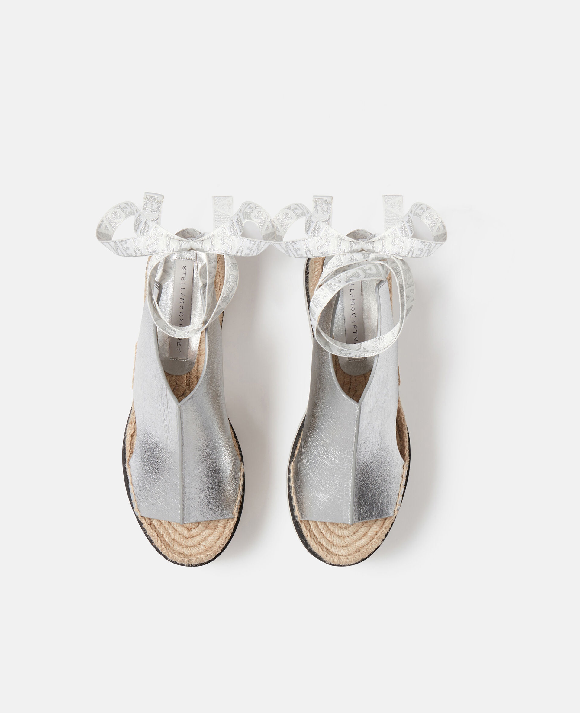 Gaia Metallic Platform Espadrilles - 4