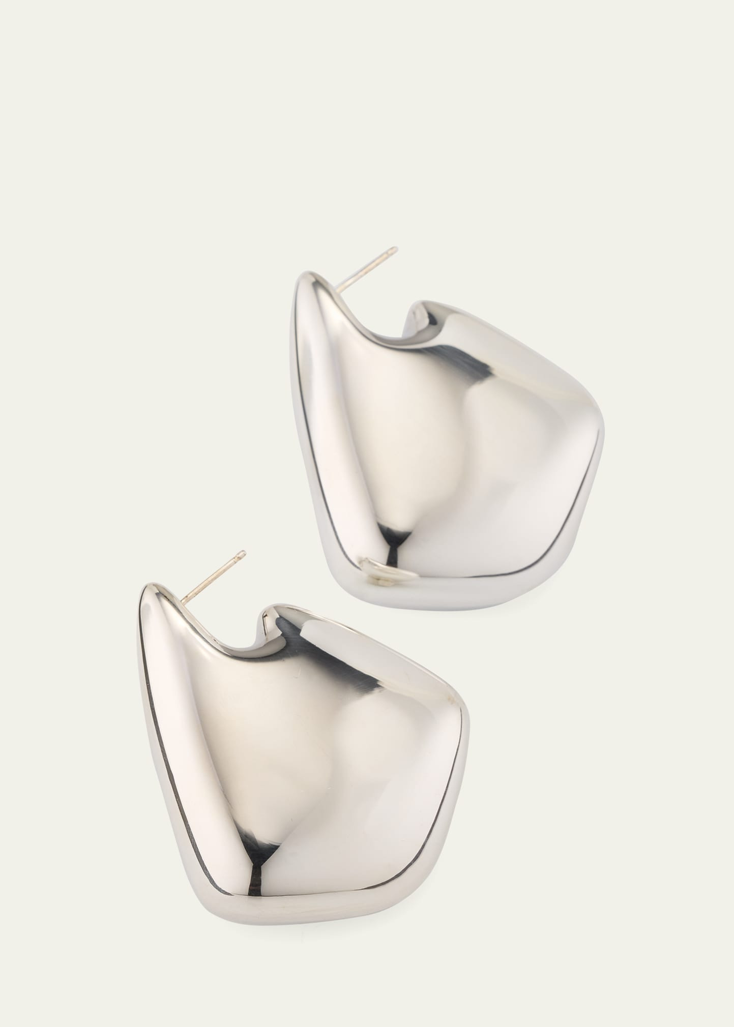 Sterling Silver Large Drop Earrings - 3