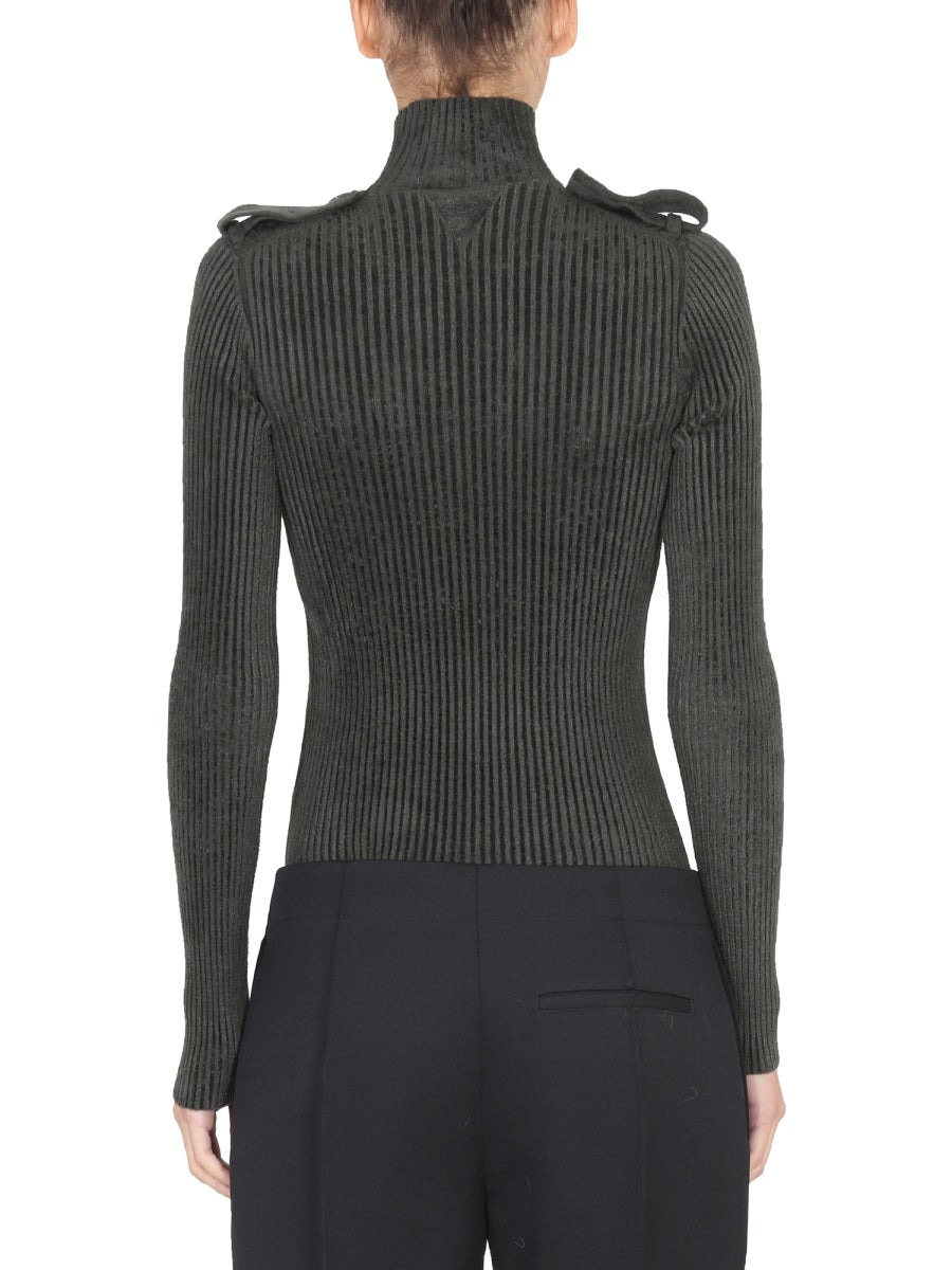 Bottega Veneta Women Maglia Military - 2