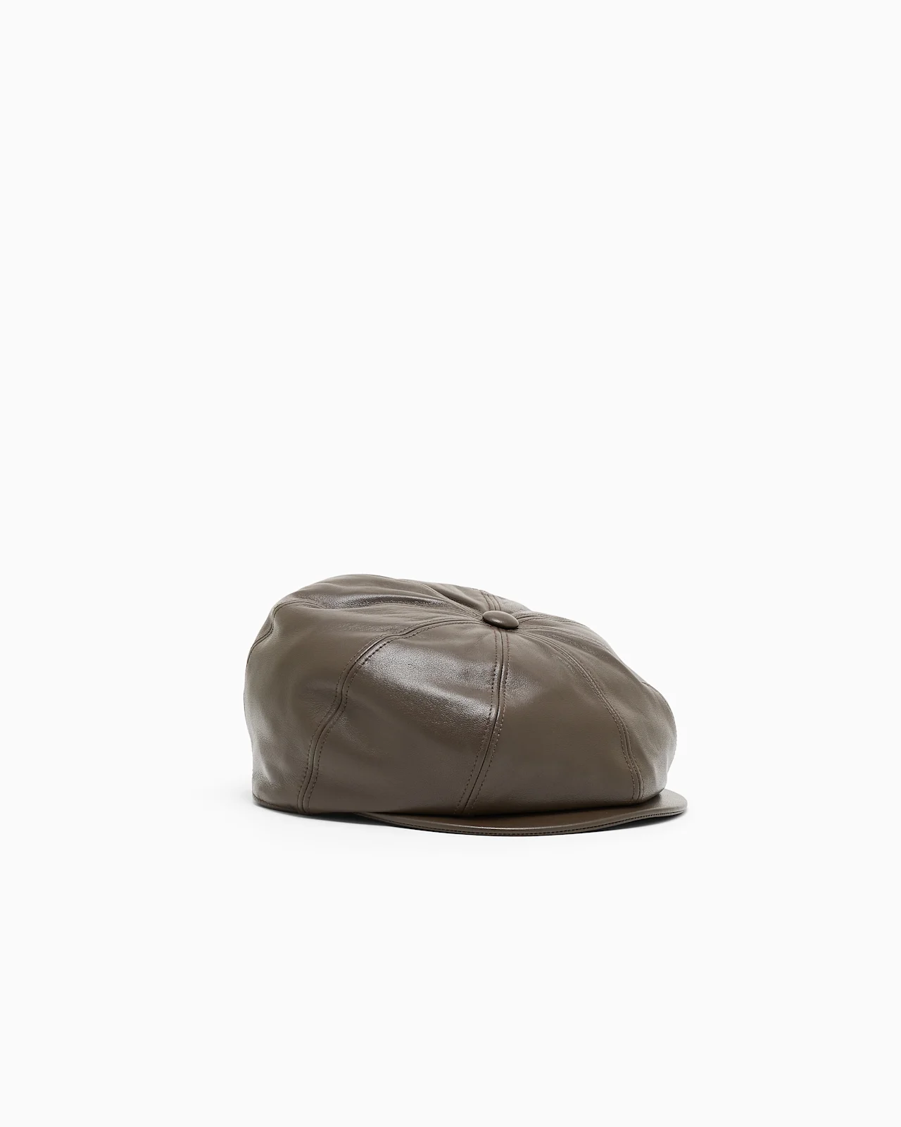 NAPPA LEATHER FLAT CAP - 1