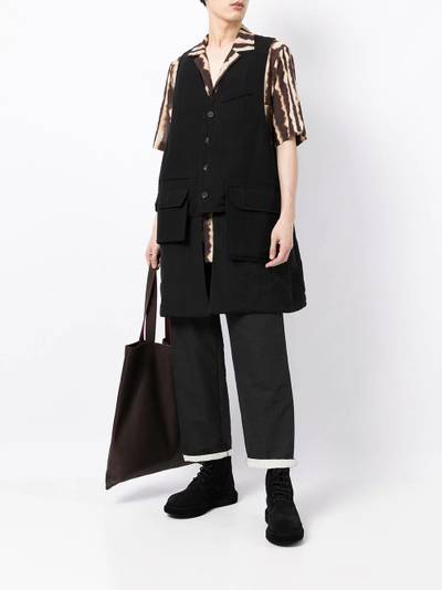 Ziggy Chen buttoned-up wool vest outlook