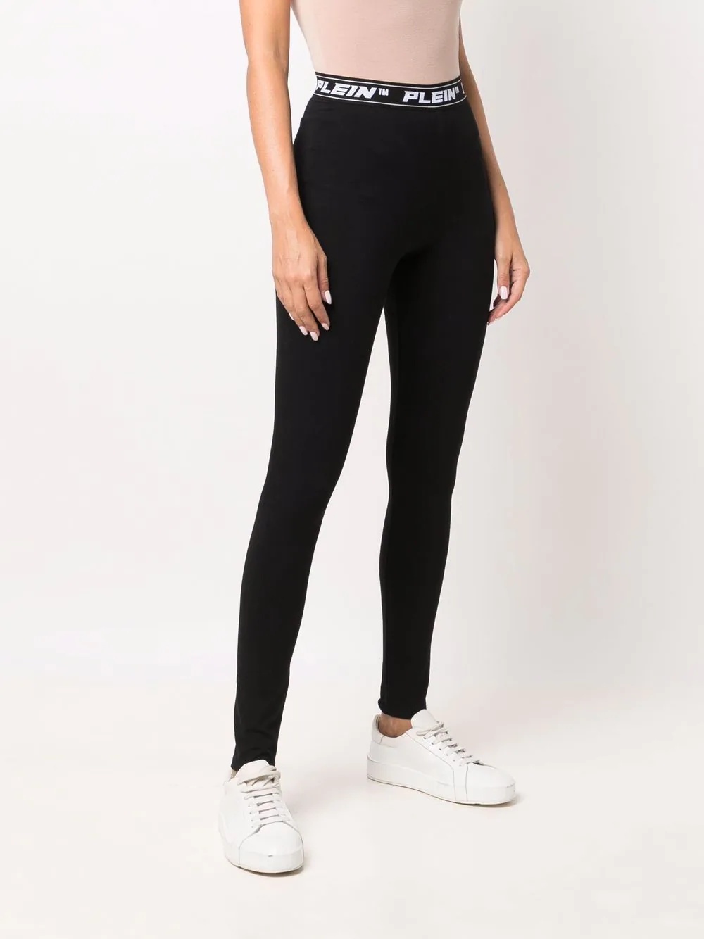 logo-waistband leggings - 3