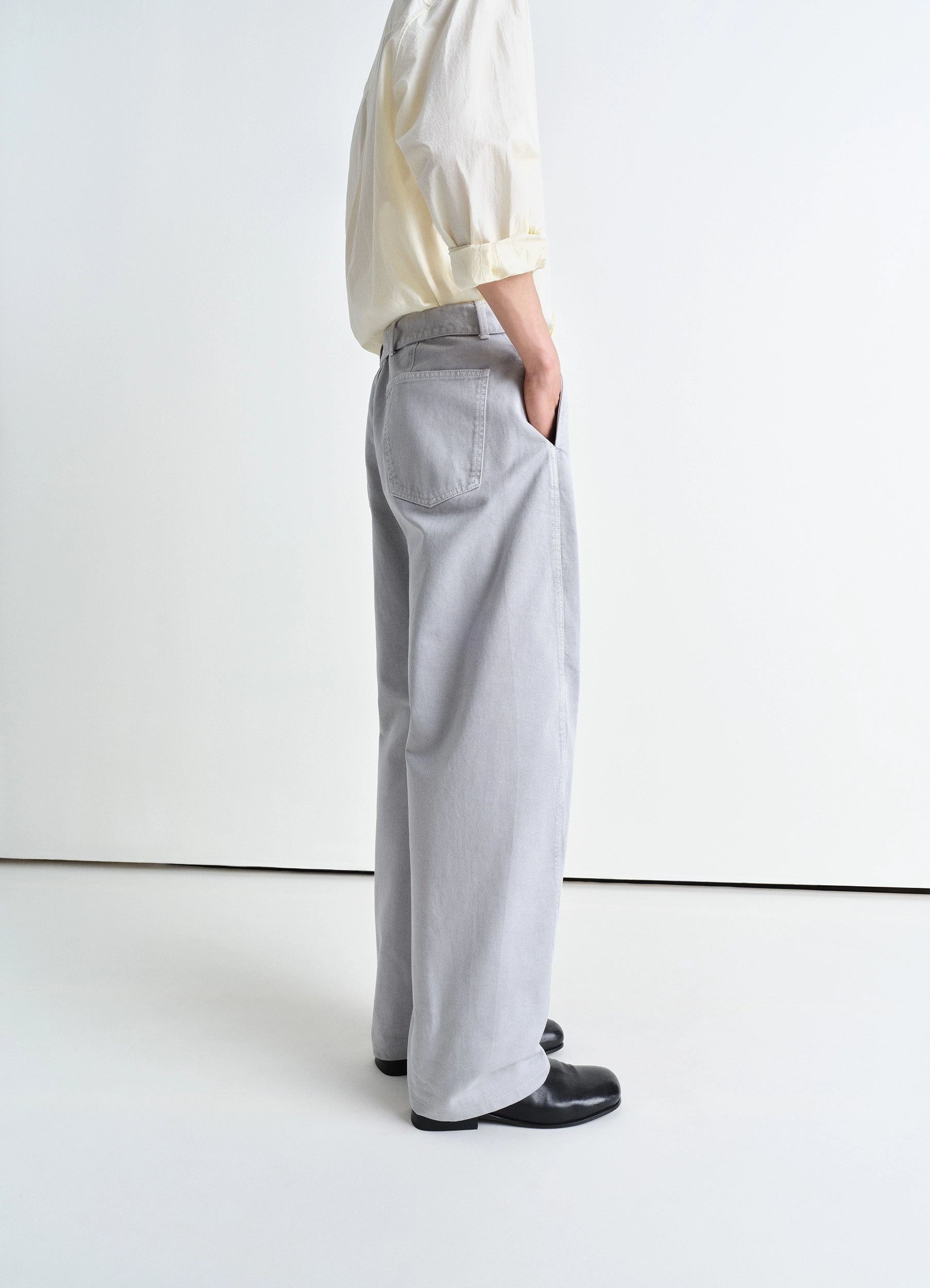 Lemaire TWISTED BELTED PANTS | REVERSIBLE