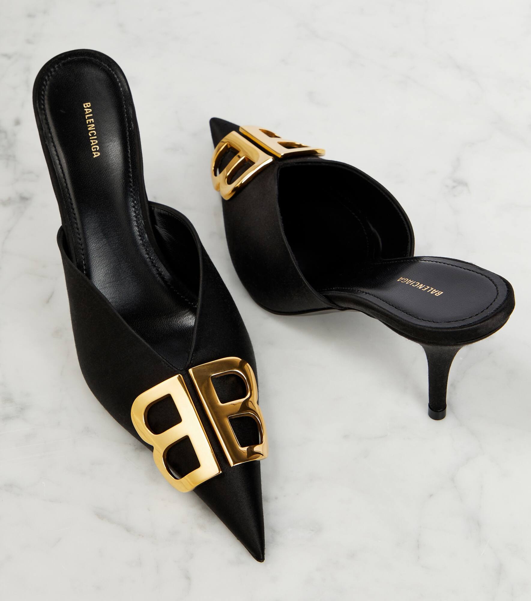 BB satin mules - 6