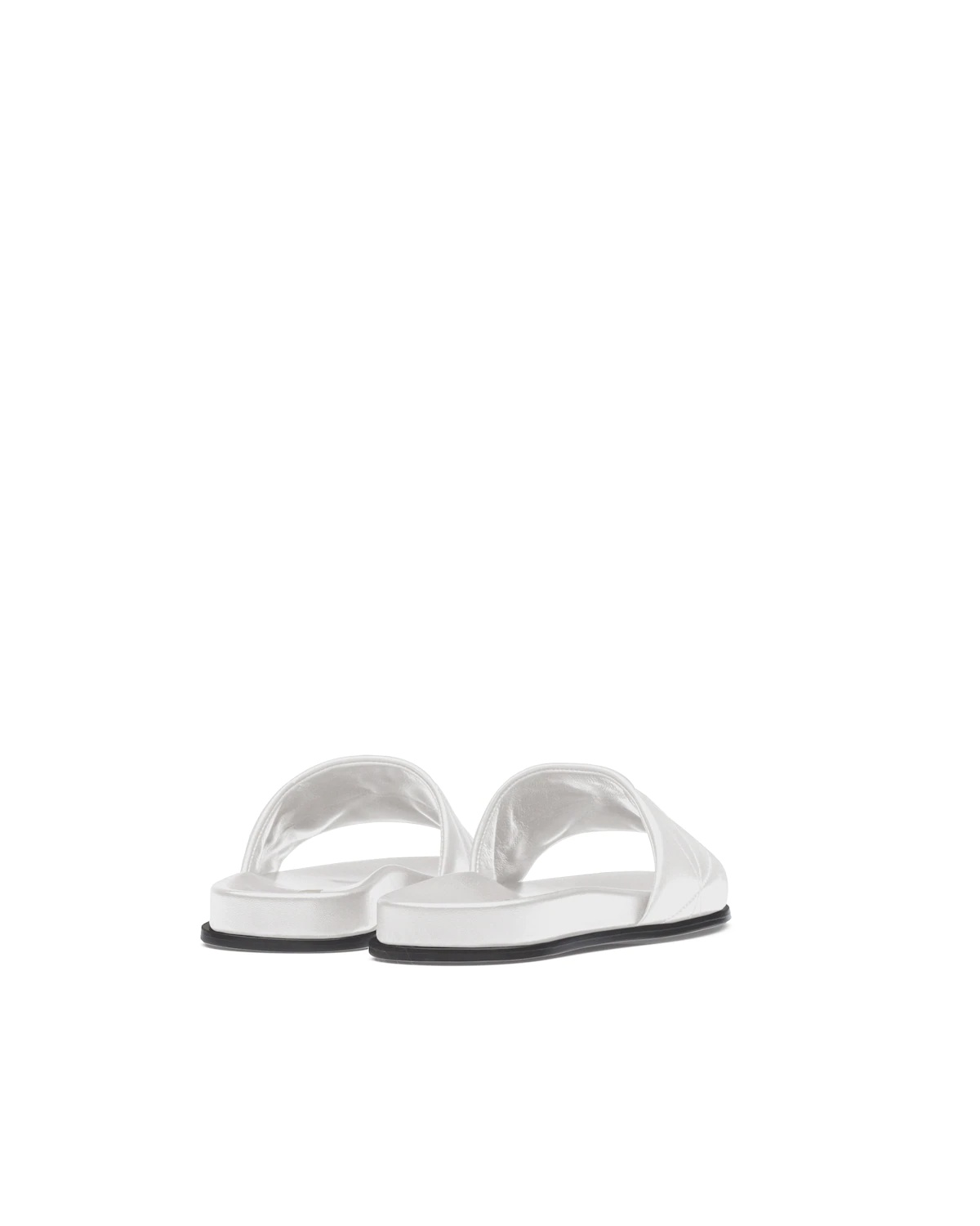 Nappa leather slides - 3
