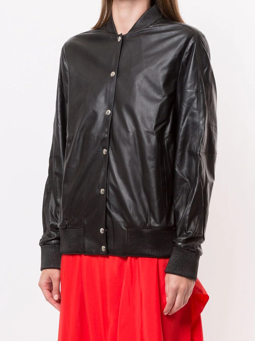 leather bomber jacket - 3