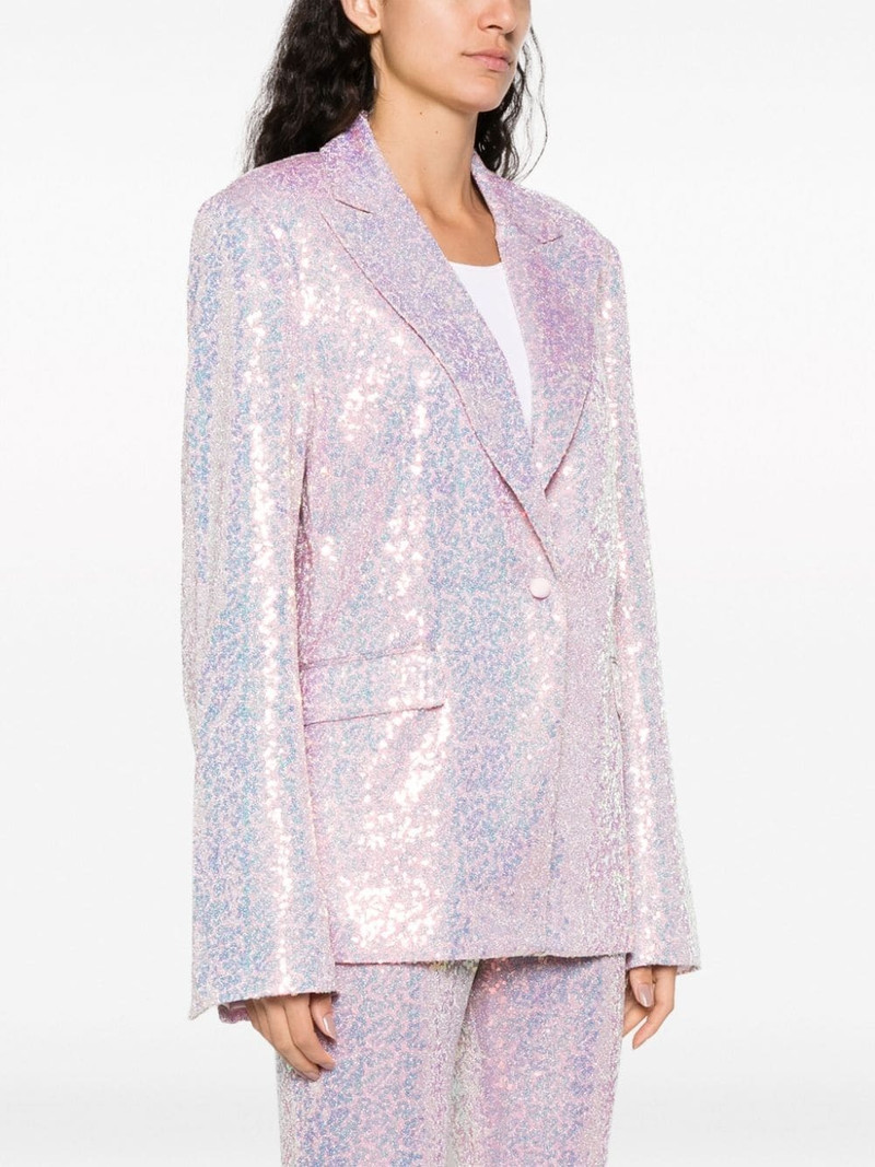 sequin-embellished single-breasted blazer 3