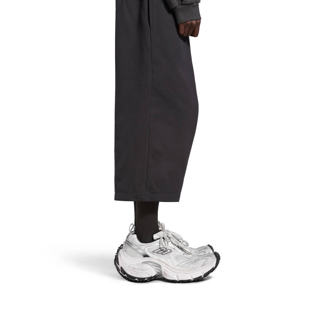Men's 10xl Sneaker in White/black/gris - 9