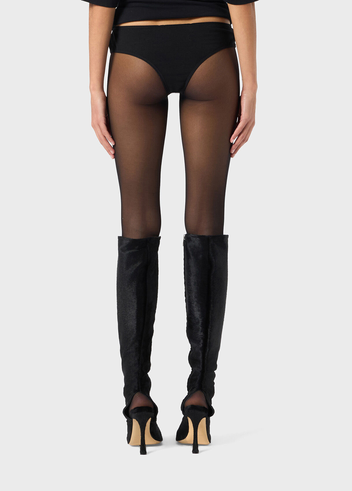 SLIP-ON JERSEY STRETCH WITH BEADED EMBROIDERY - 3