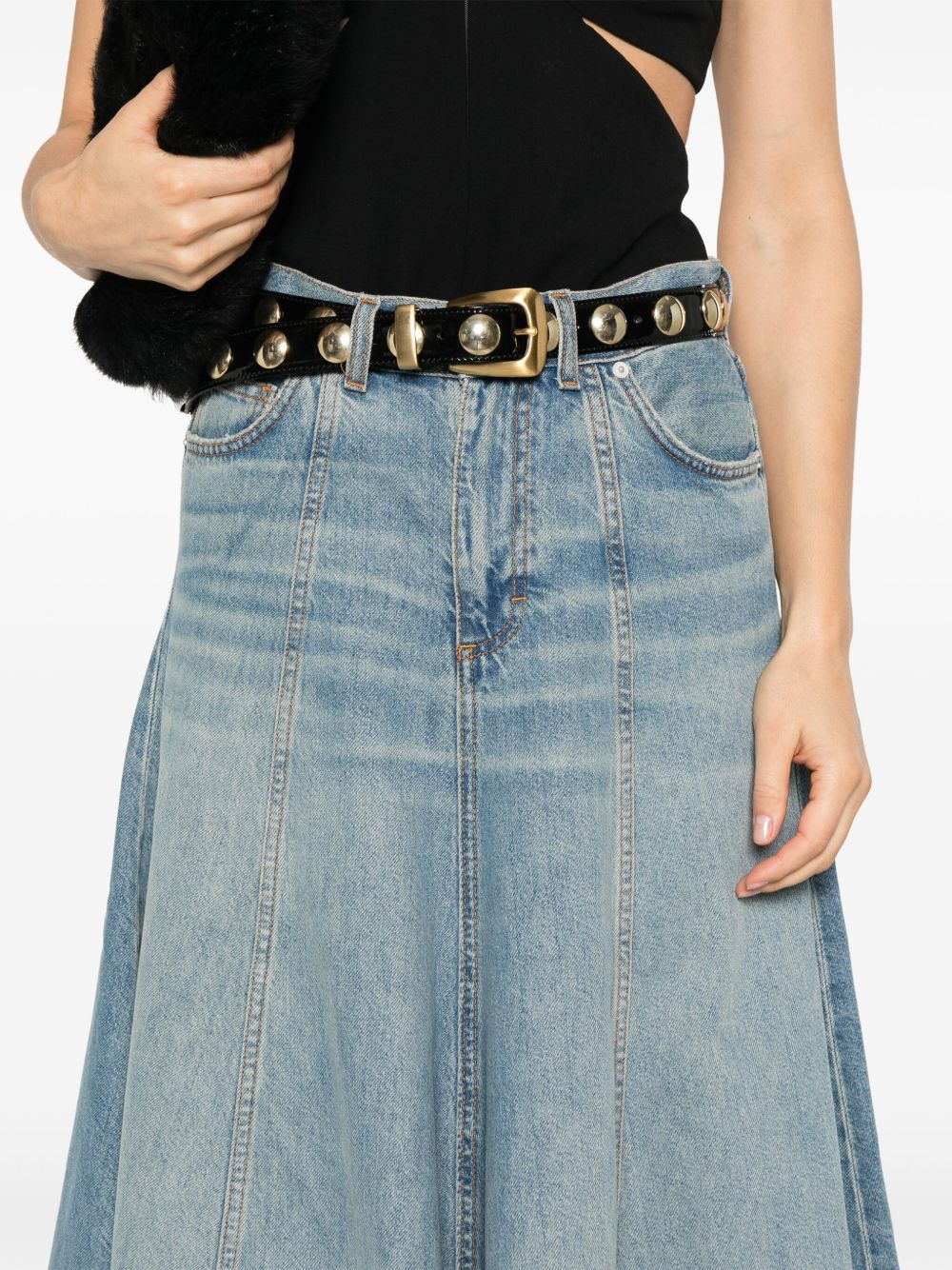 flared midi skirt - 5