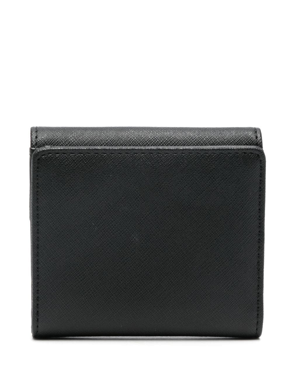 Orb-plaque leather wallet - 2