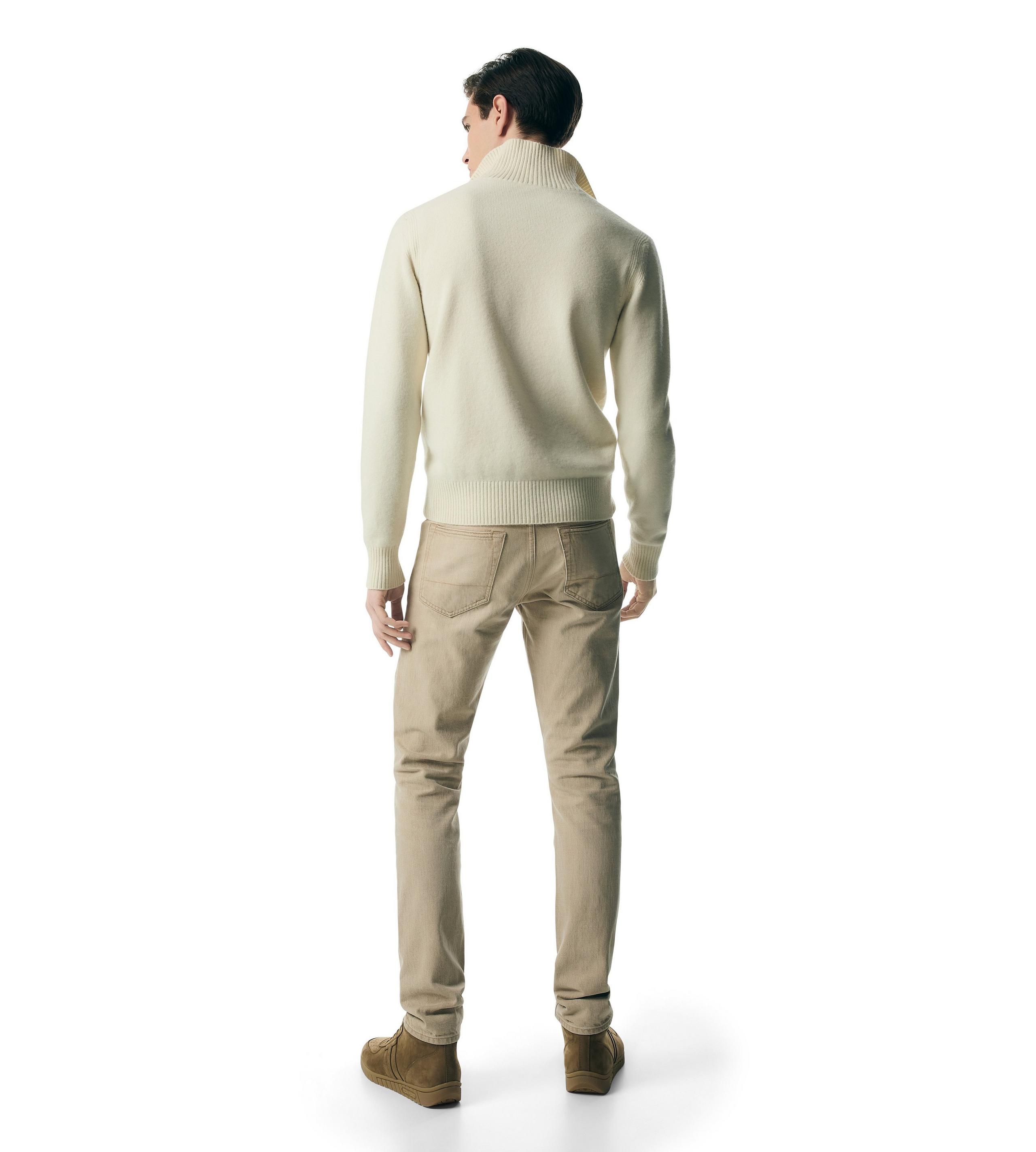 CASHMERE BLEND HALF ZIP - 3