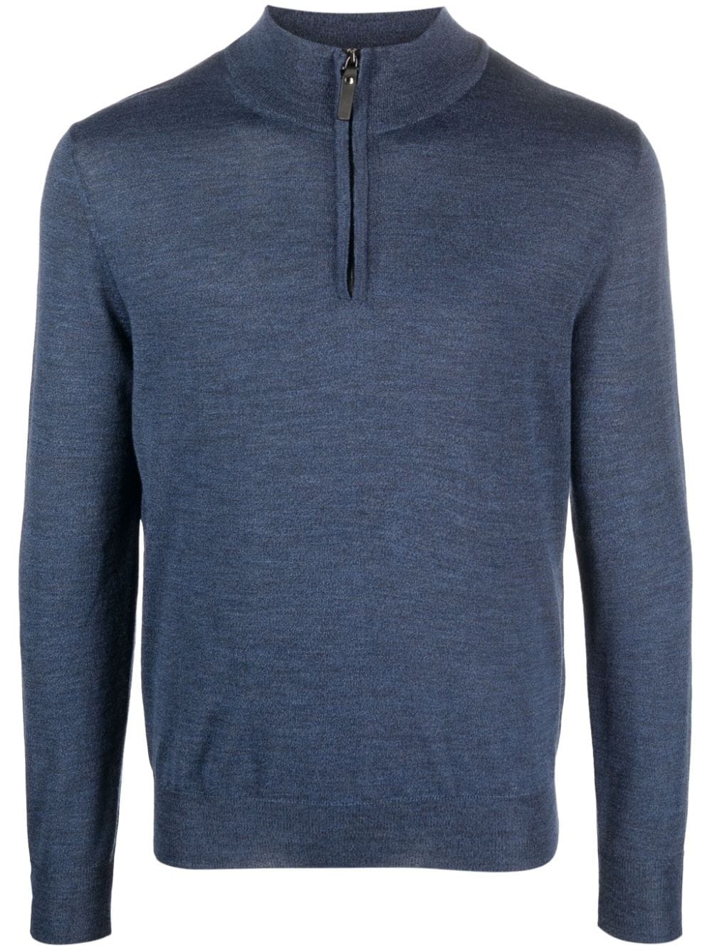 half-zip wool jumper - 2