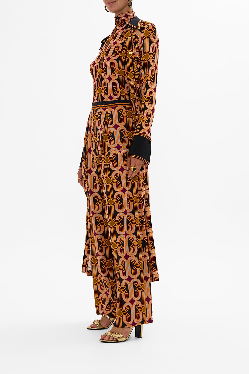 WIDE LEG TROUSER WITH FRONT POCKETS - 9