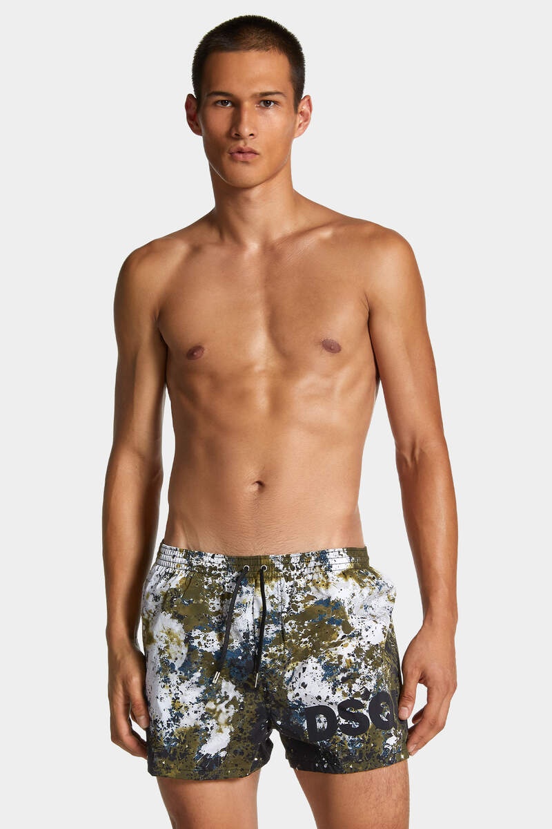 CANADIAN CAMOUFLAGE MIDI SWIM BOXER - 3
