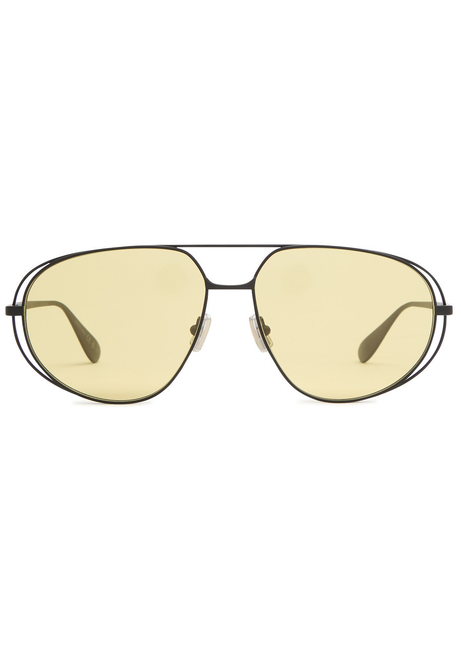 Bottega Veneta Classic Aviator-style Sunglasses - 2