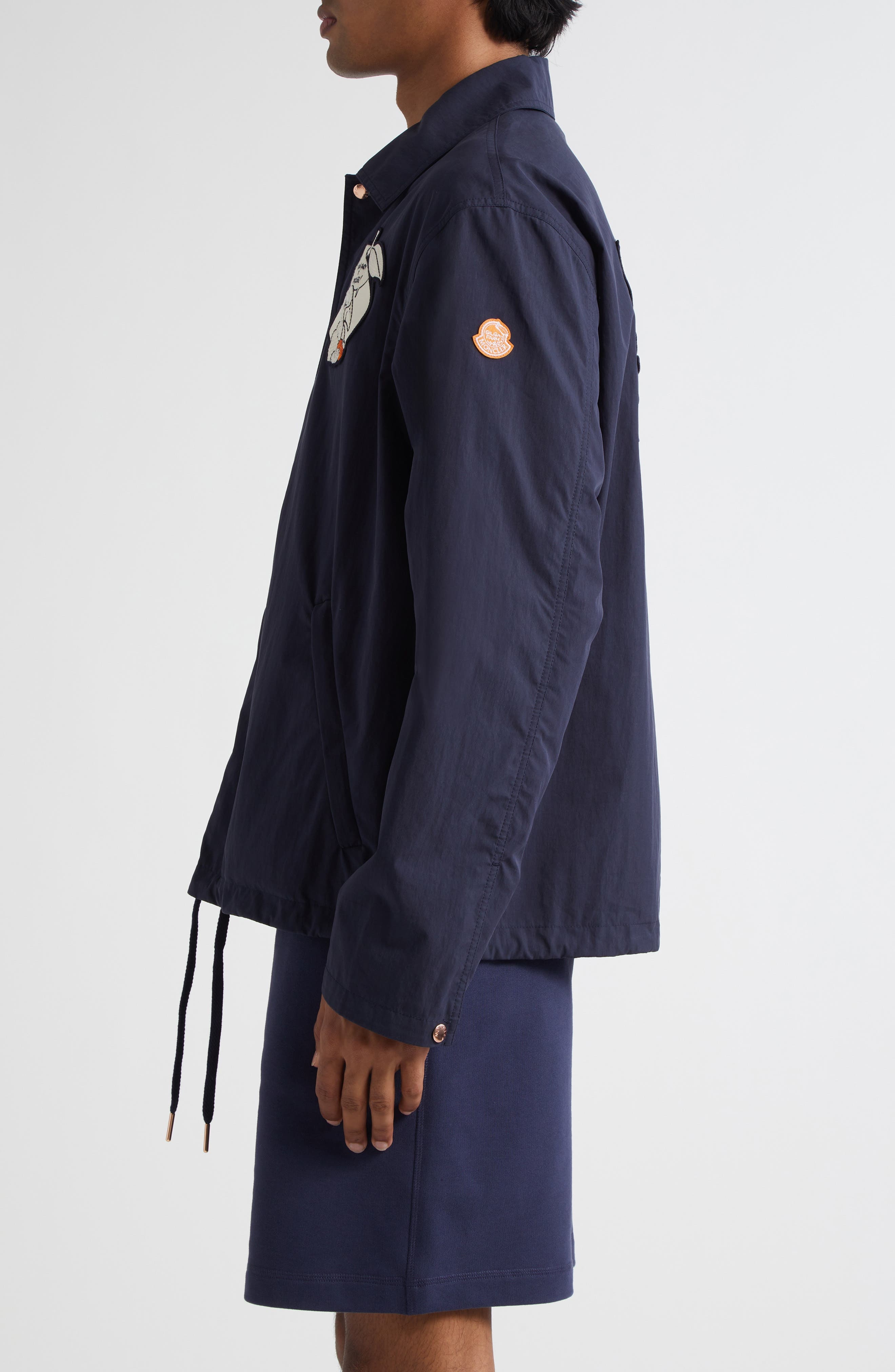 Moncler x Gilga Farm by Donald Glover Satsuma Canvas Jacket in Navy at Nordstrom - 3