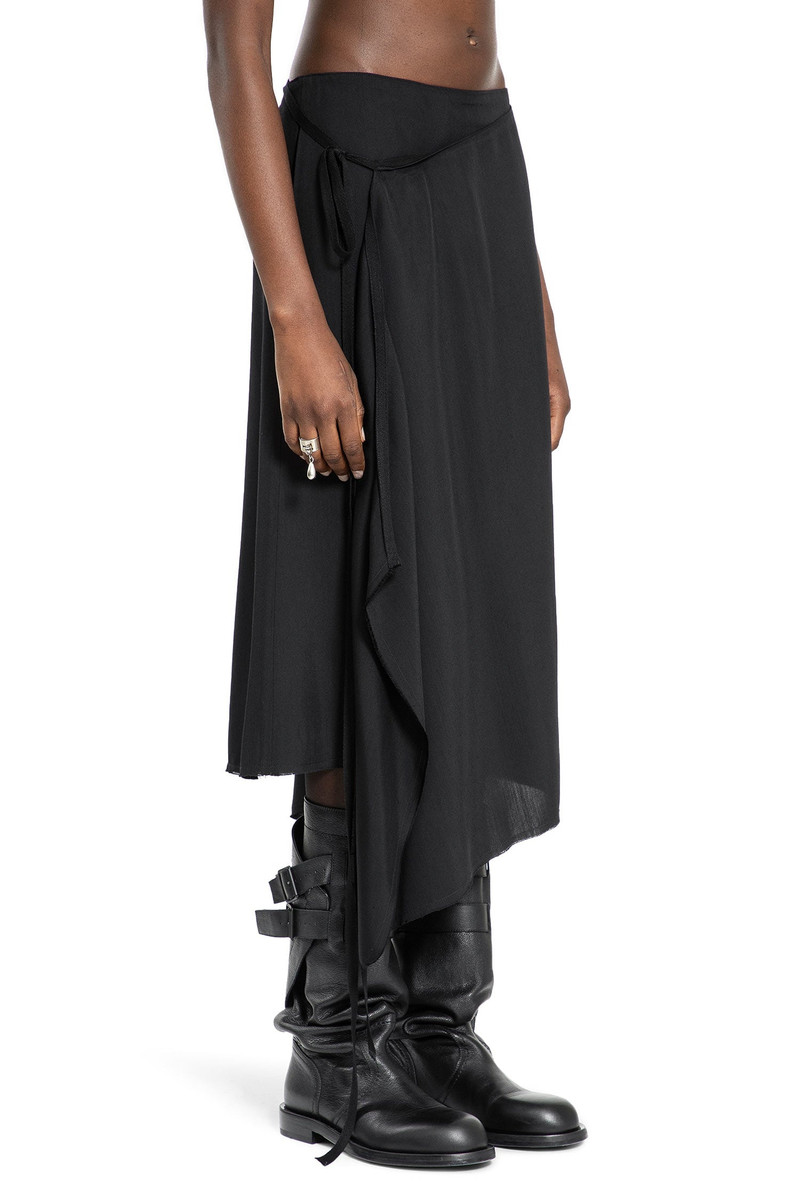 Ann Demeulemeester Ylva-Midi-Wrap-Skirt outlook