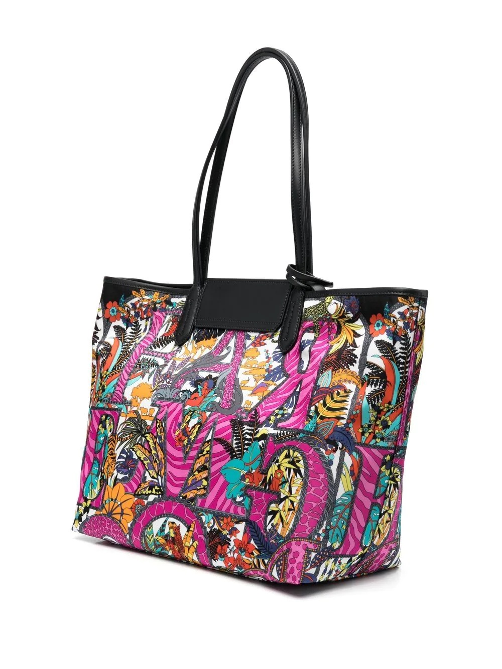 Gancini printed tote bag - 4