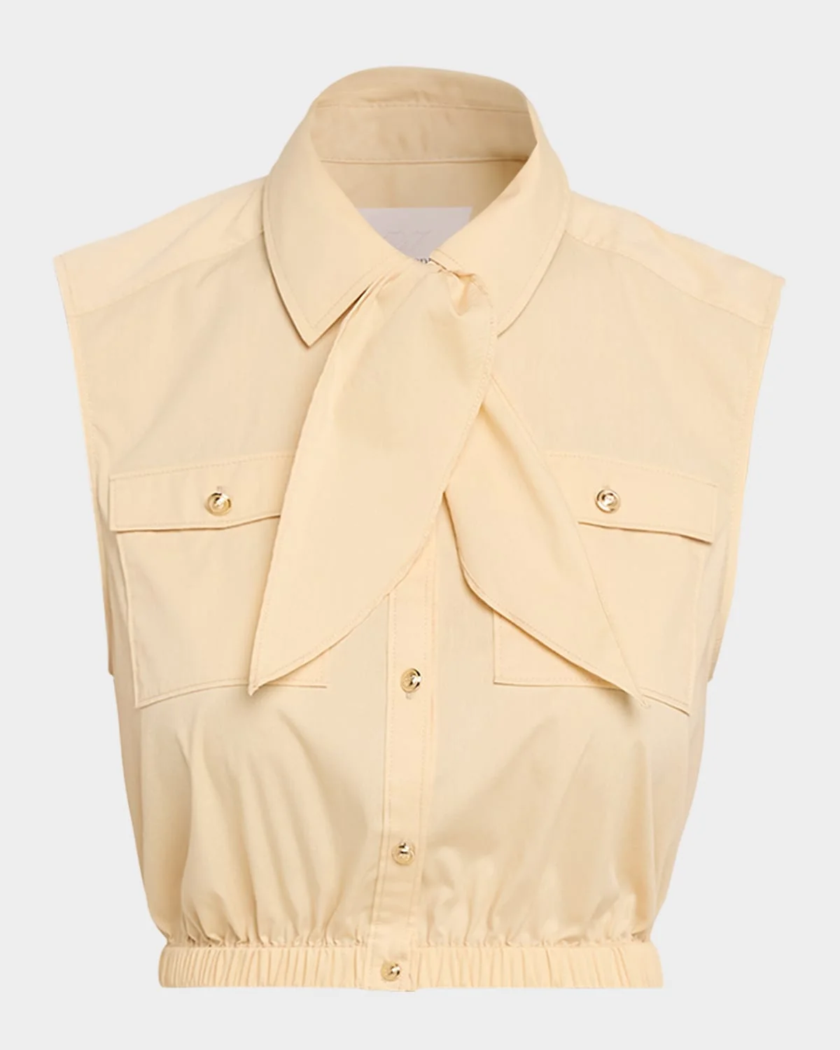 Lou Buttoned Poplin Top - 1