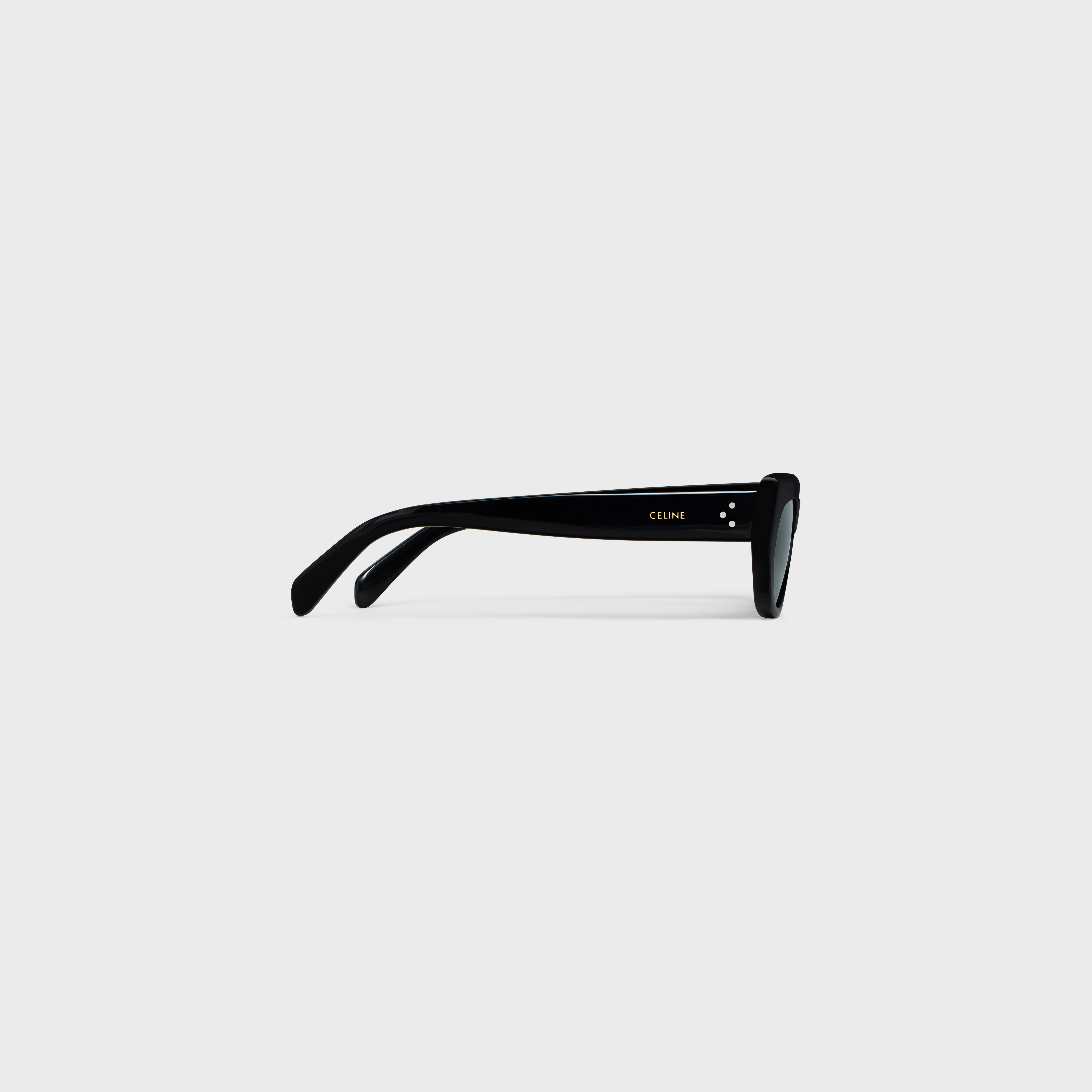 Black Frame 52 Sunglasses in Acetate - 3