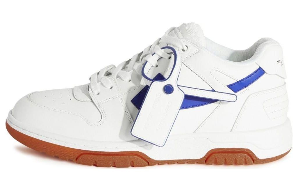 Off-White Out Of Office Low-Top Sneakers 'White Blue Brown' OMIA189F23LEA0030169 - 2