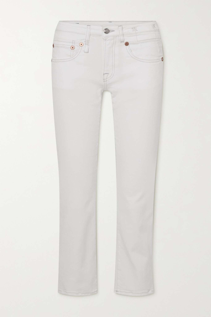 Boy cropped low-rise straight-leg jeans - 1