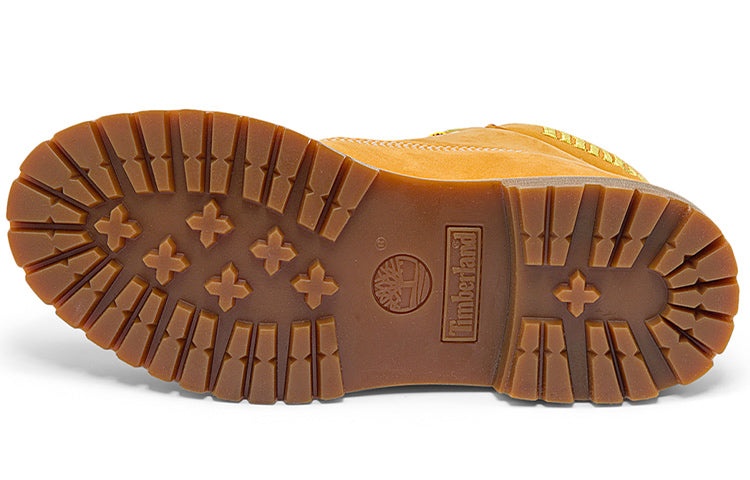 (WMNS) Timberland 6 Inch Premium Waterproof Boots 'Wheat Nubuck with Gold Logo' A5TY7231 - 6