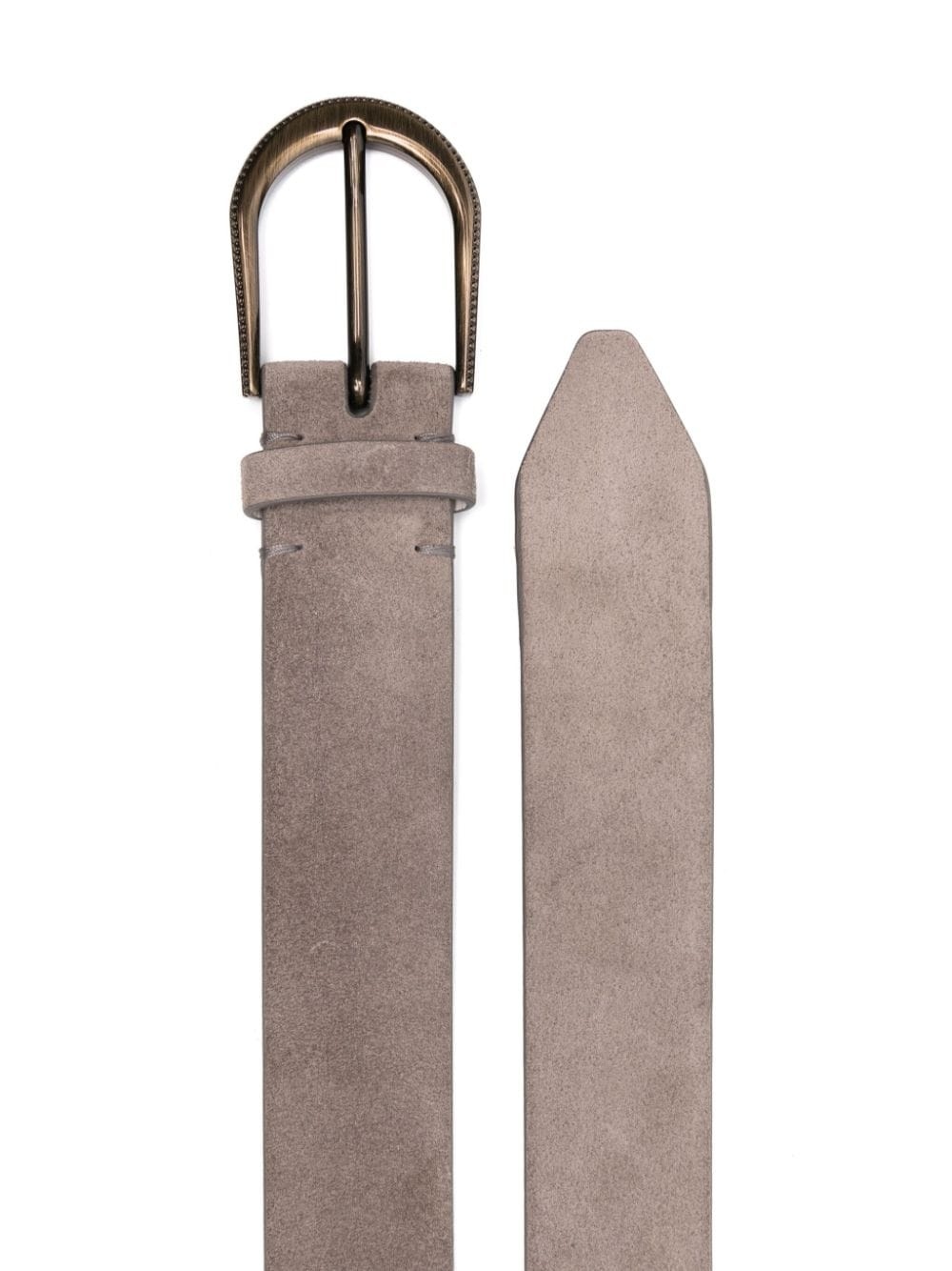 suede buckle belt - 2