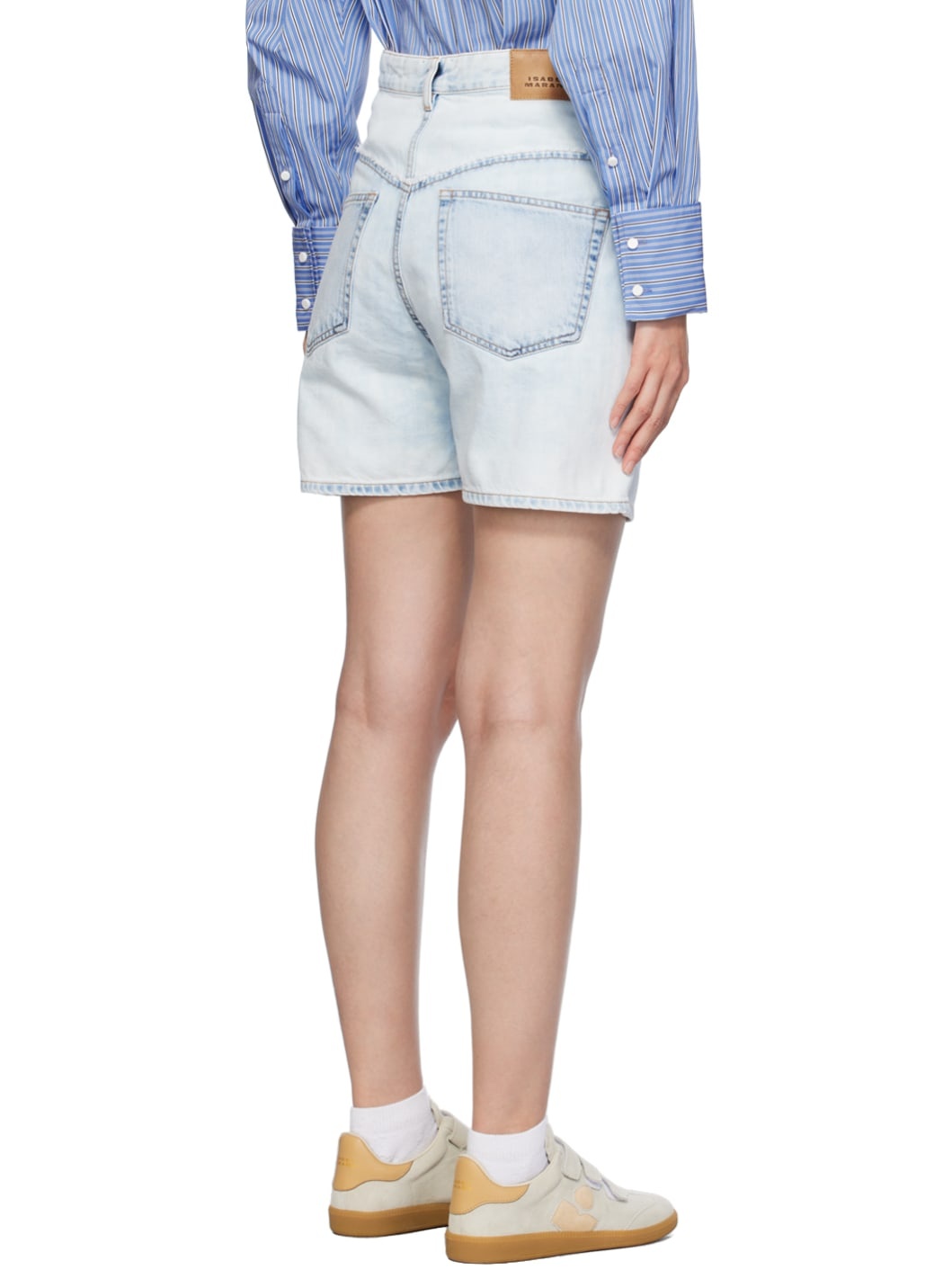 Blue Oreta Denim Shorts - 3