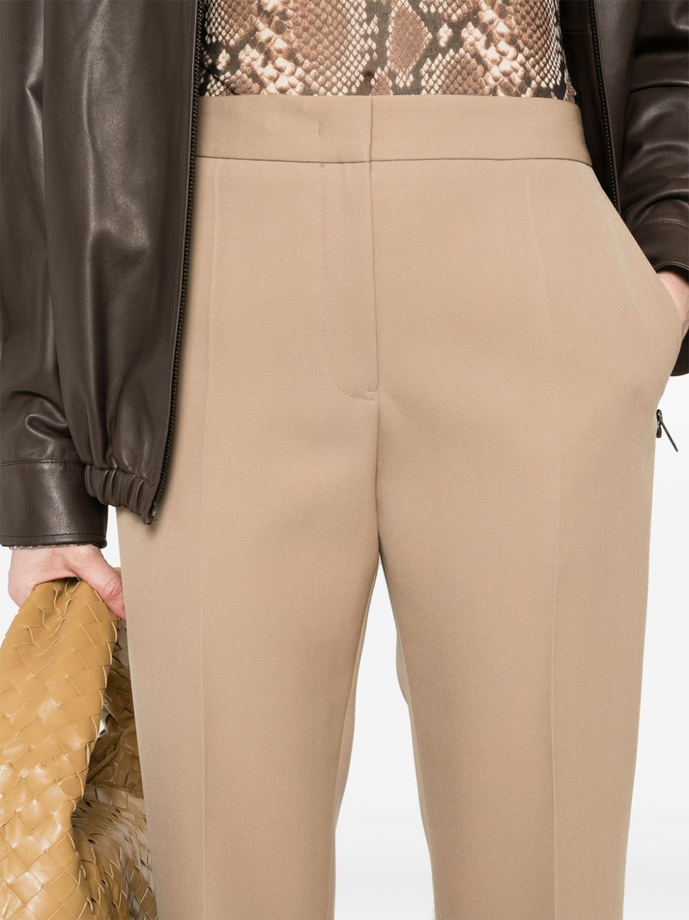 Jil Sander Women Slightly Cropped Tailored Pant - 6