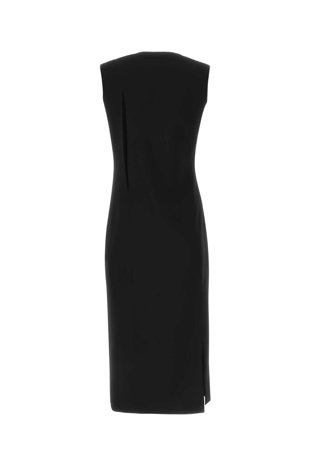 Versace Women Black Acetate Blend Dress - 2
