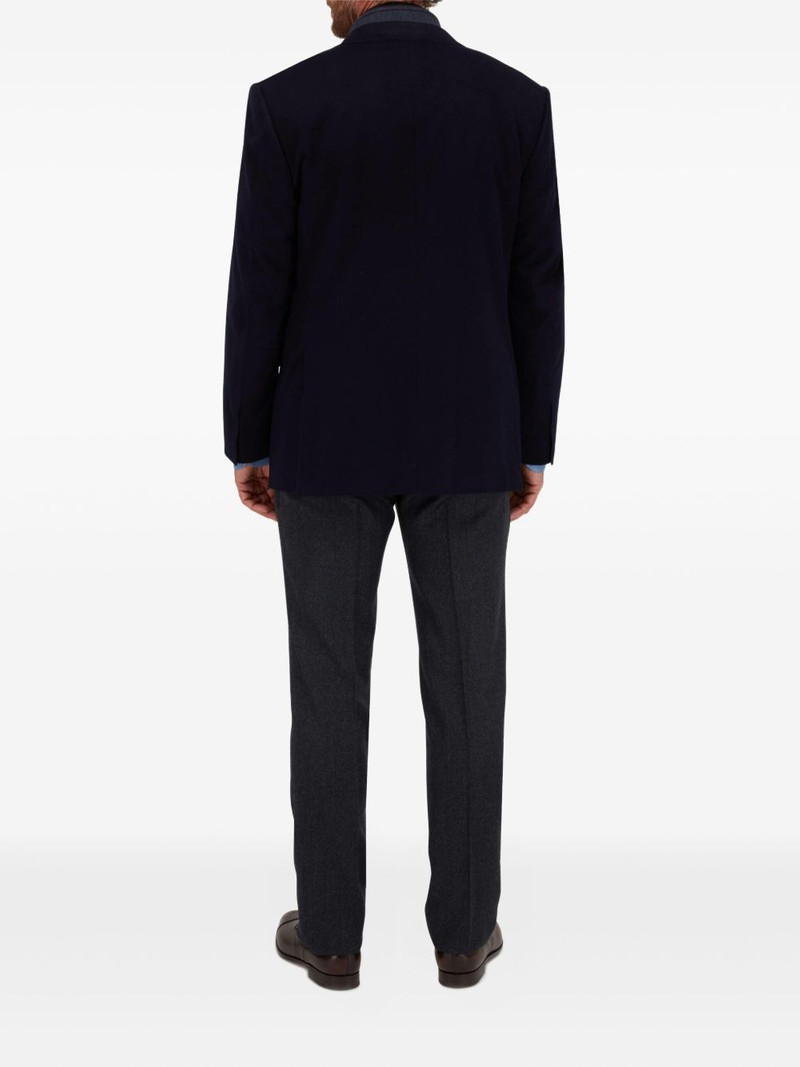 Canali single-breasted woo-blend blazer outlook