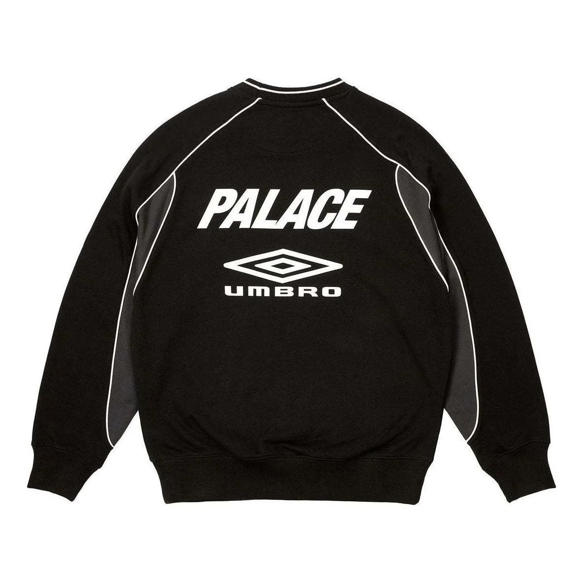 Palace x Umbro Warm Up Crewneck Sweatshirt 'Black' P26UMCS133 - 1