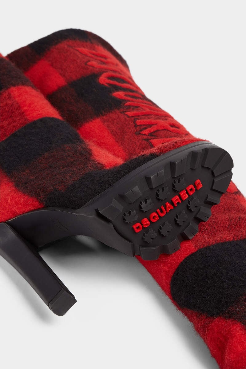 CANADIAN HIKING HEELED LONG BOOTS - 5