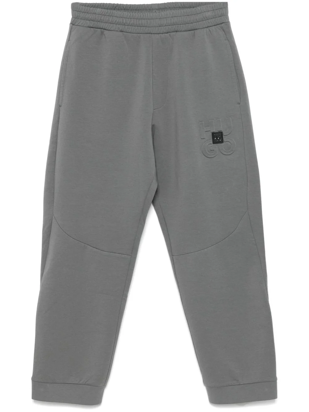logo-embossed track pants - 1