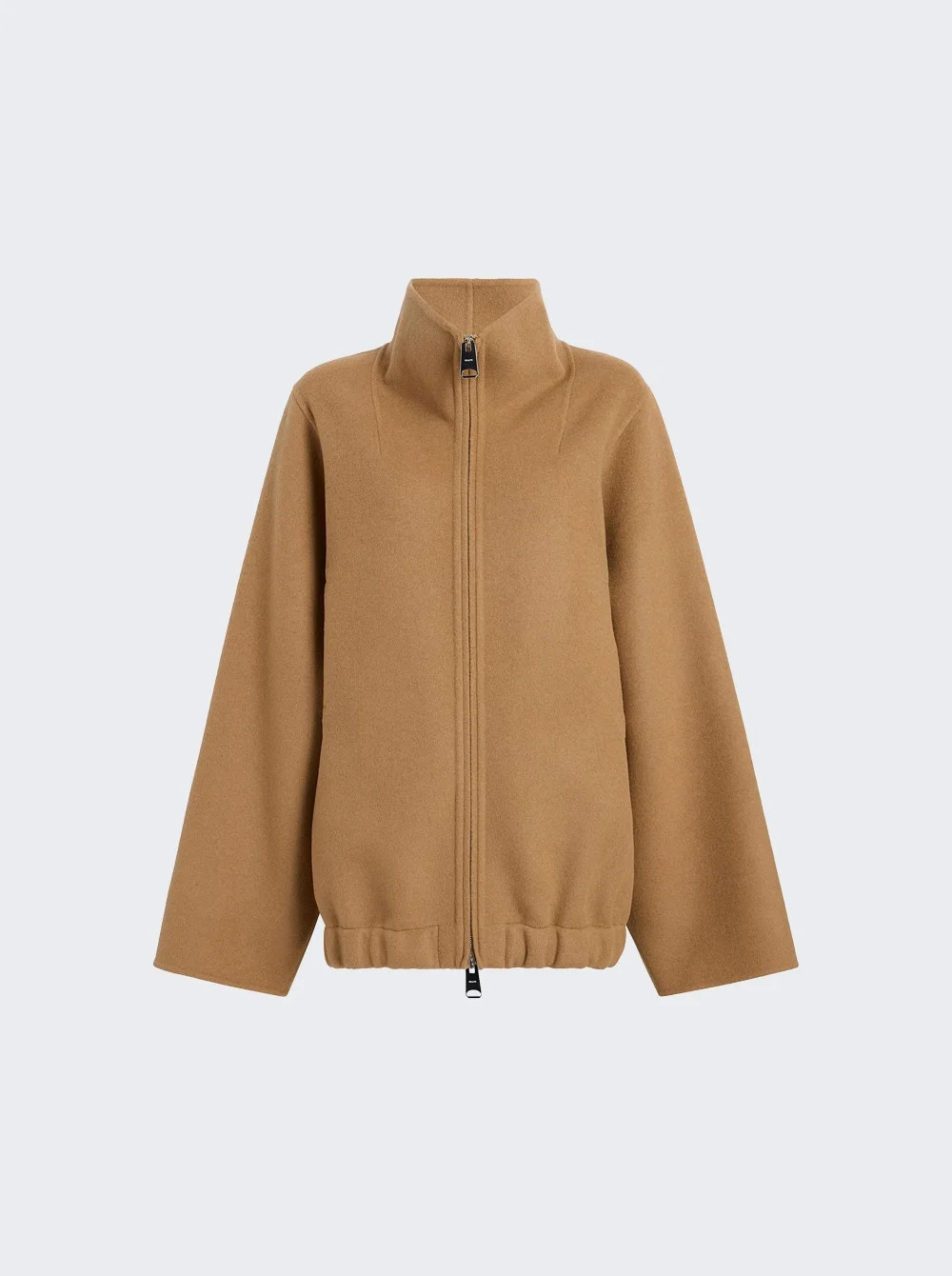 wide-sleeve zip-front jacket - 1