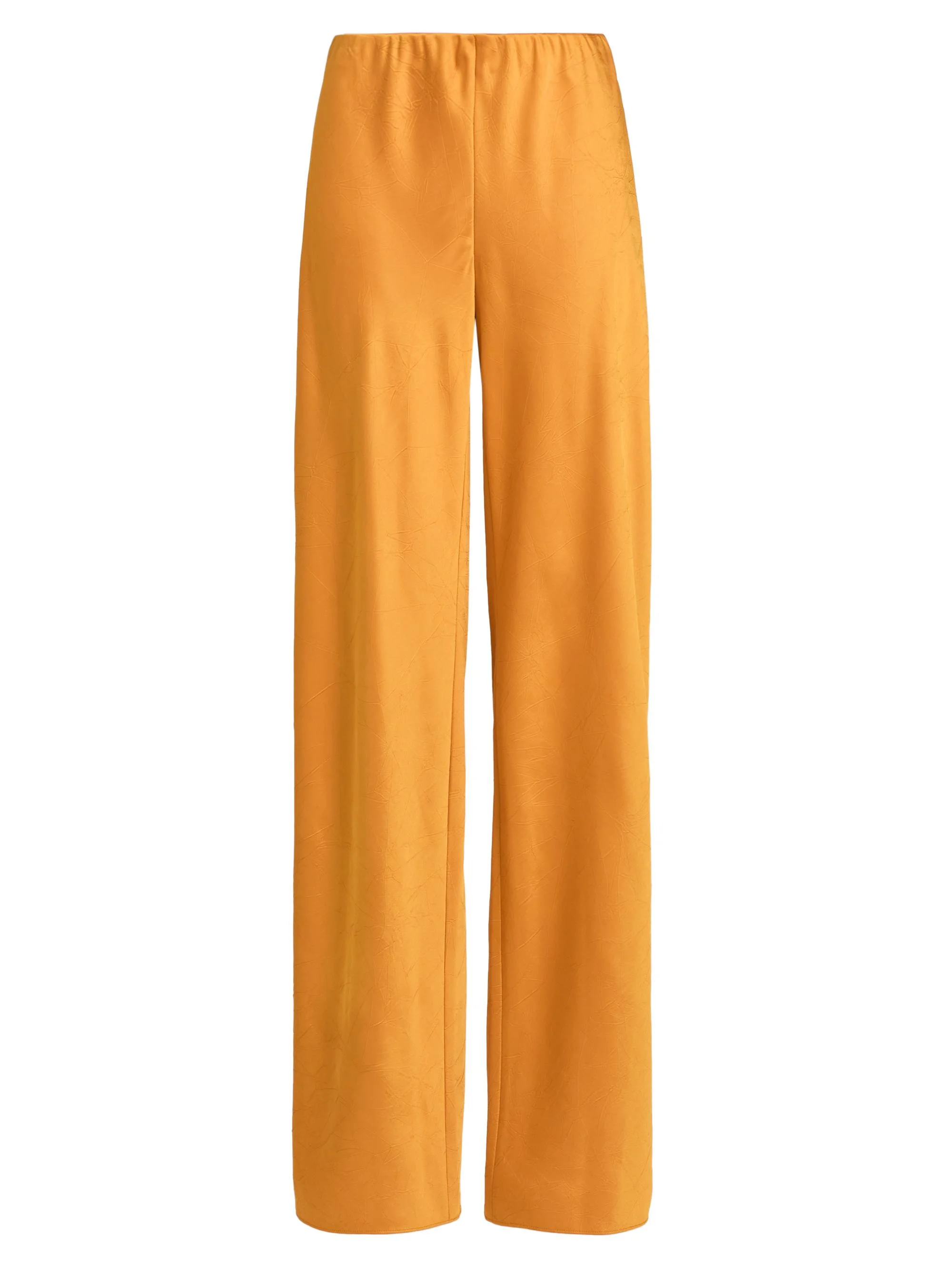 Women's Satin High-Rise Pants - Clementine - 1