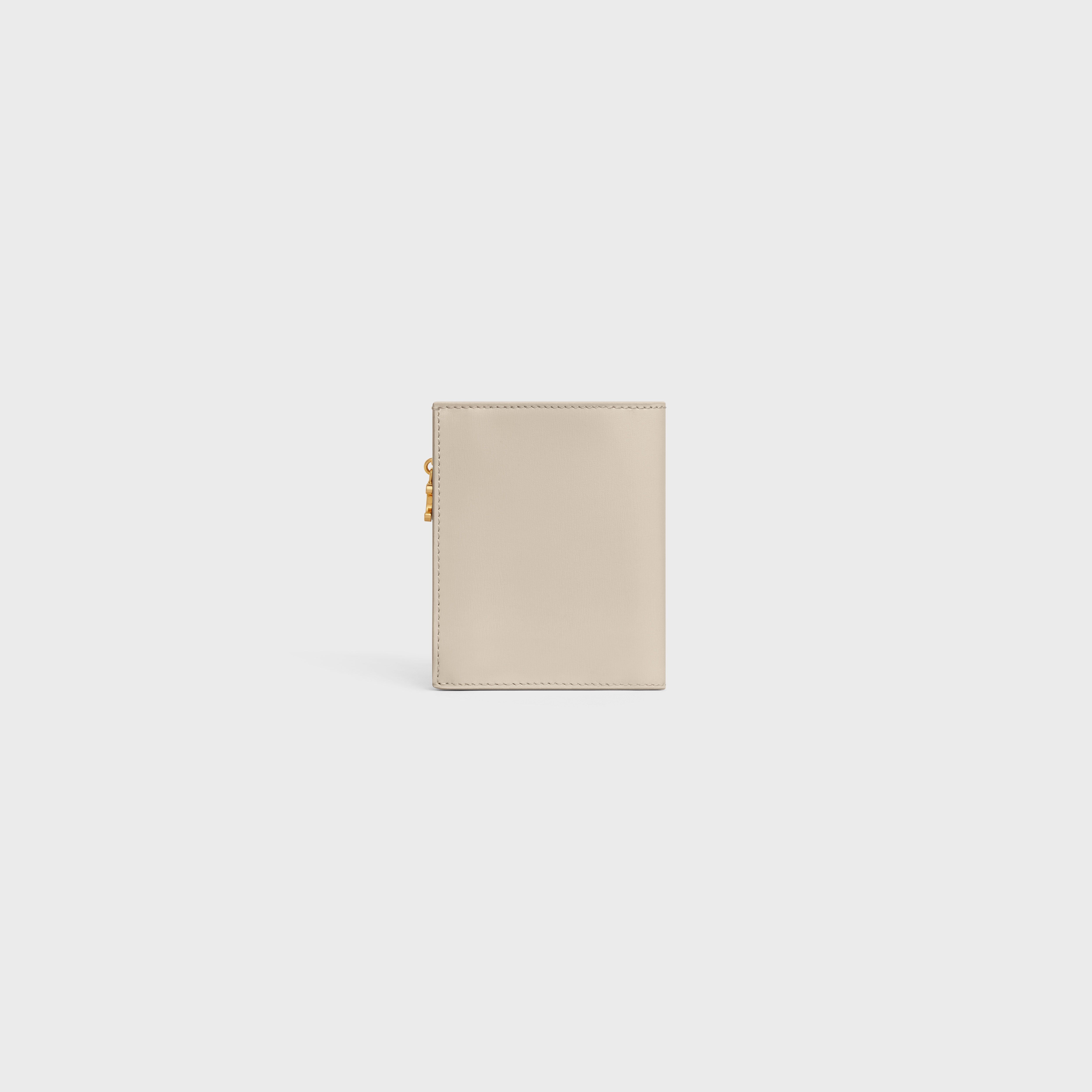 TRIOMPHE COMPACT WALLET TRIOMPHE CHARMS in SHINY CALFSKIN - 3