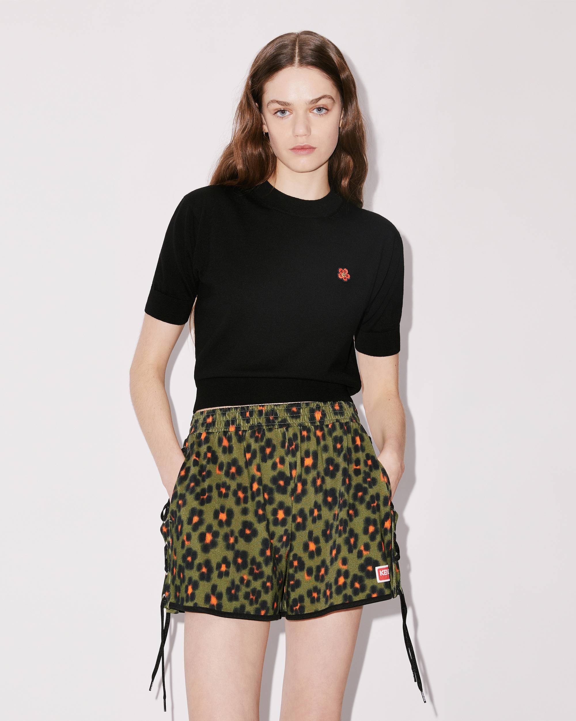 'BOKE FLOWER' crest woollen jumper - 4